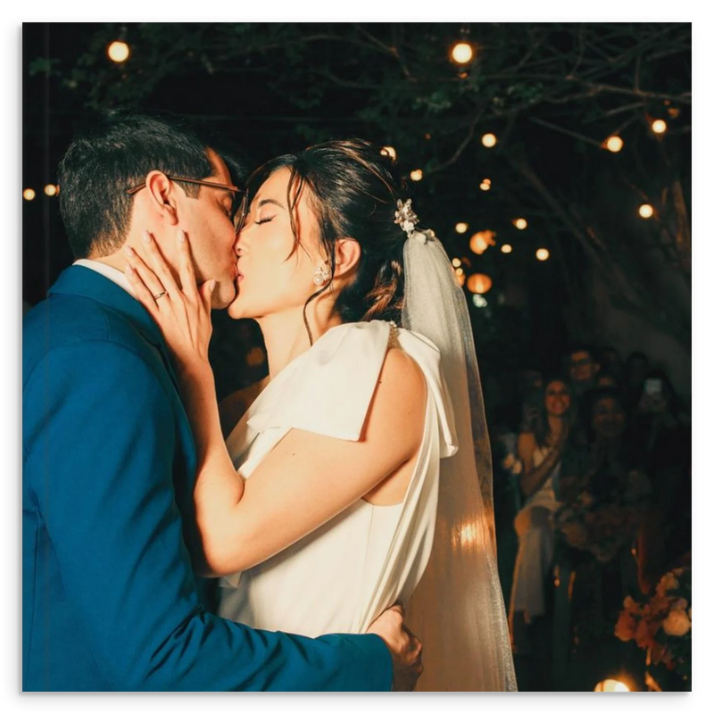 Personalised hardcover wedding photo book