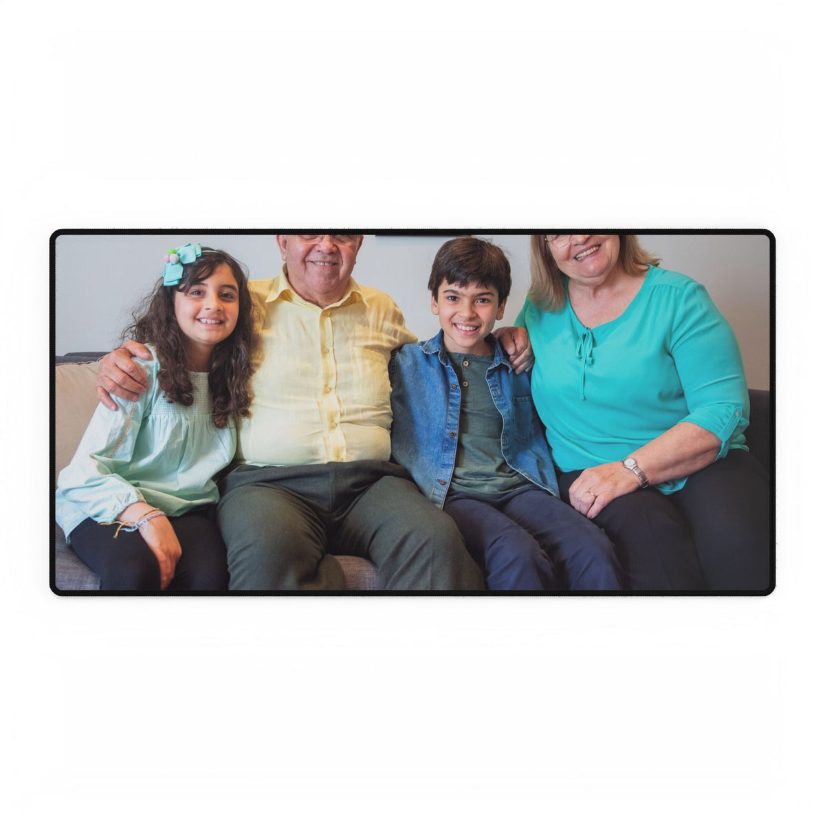Personalised large photo desk mat