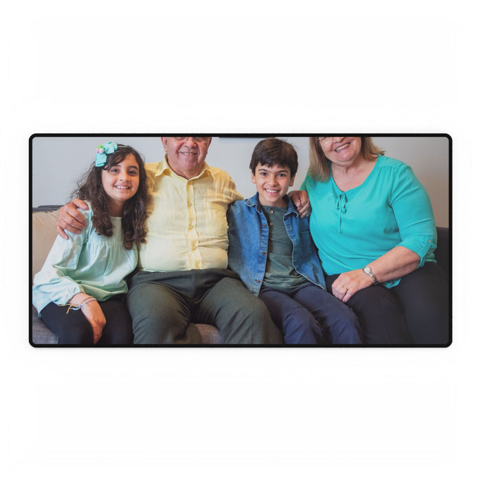 Personalised large photo desk mat