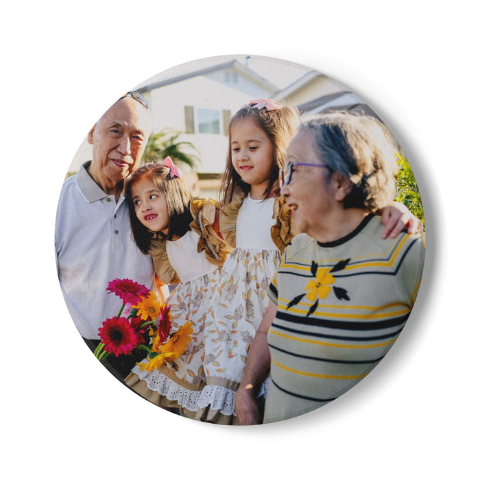 Personalised round or square photo coaster