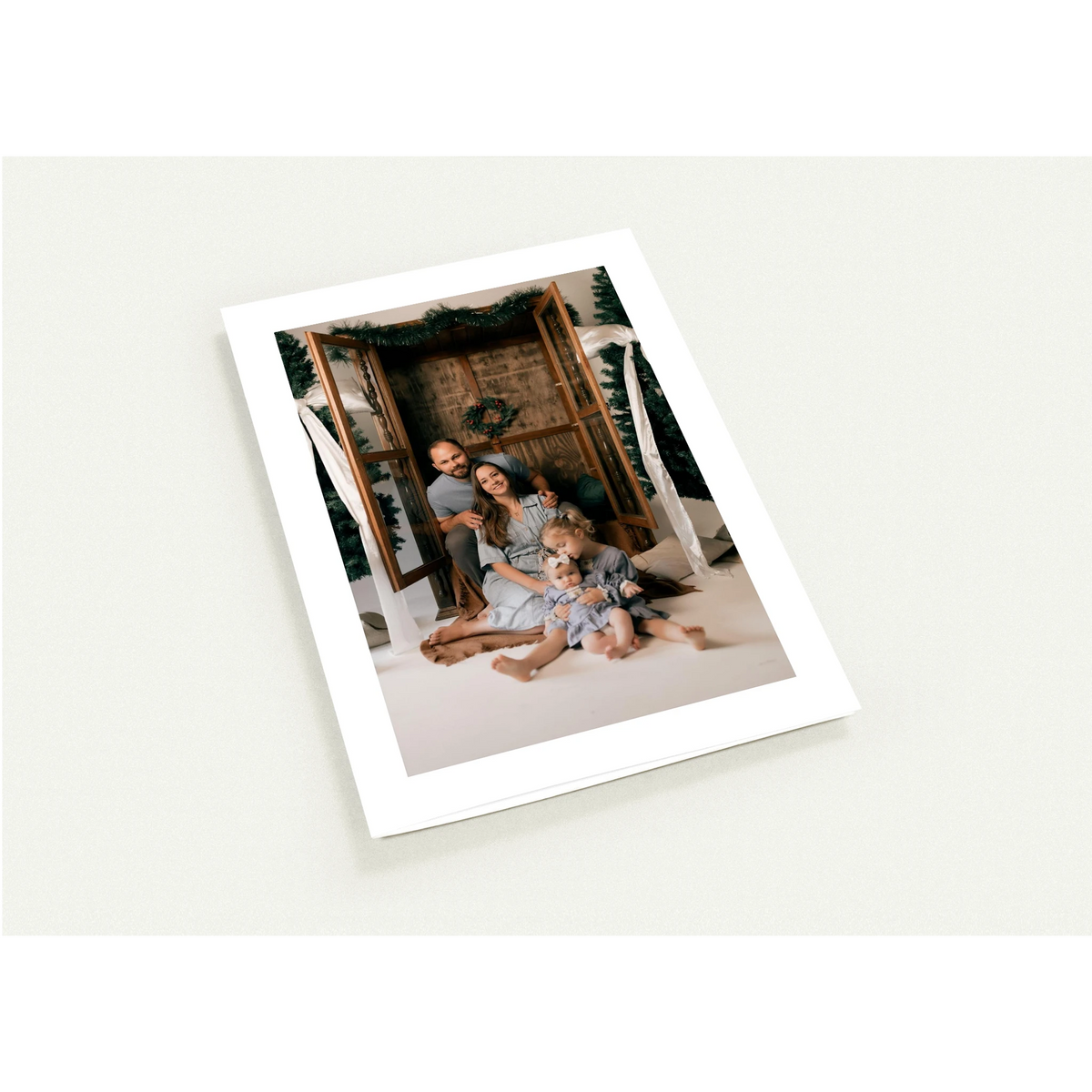 Personalised photo greeting cards, pack of 10