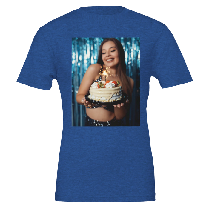 Personalised unisex cotton photo t-shirt