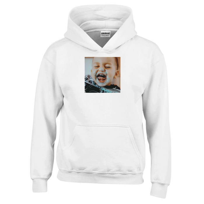 Personalised kids pullover photo hoodie