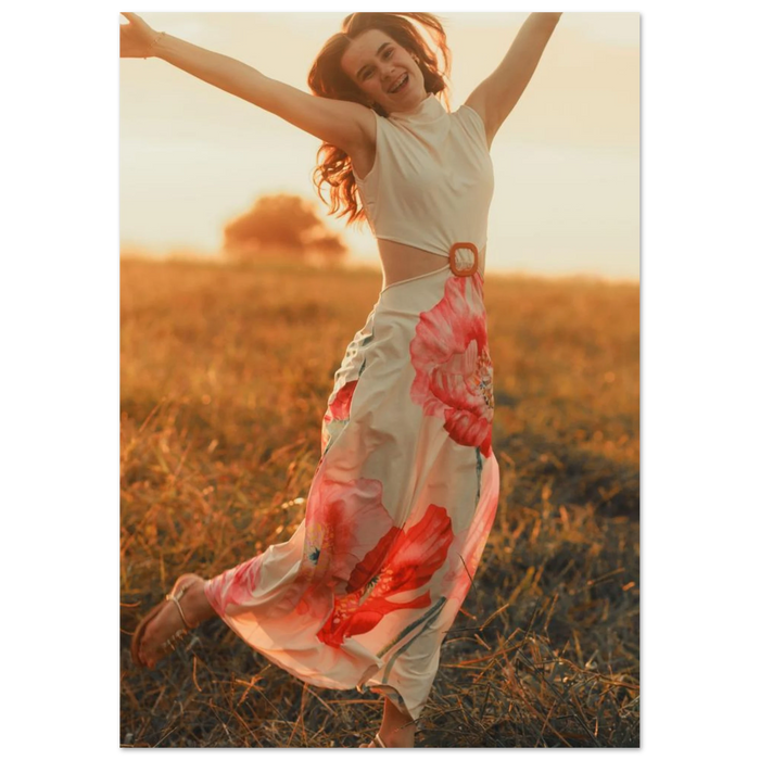 Personalised matte photo poster
