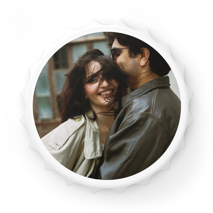 Personalised photo bottle opener