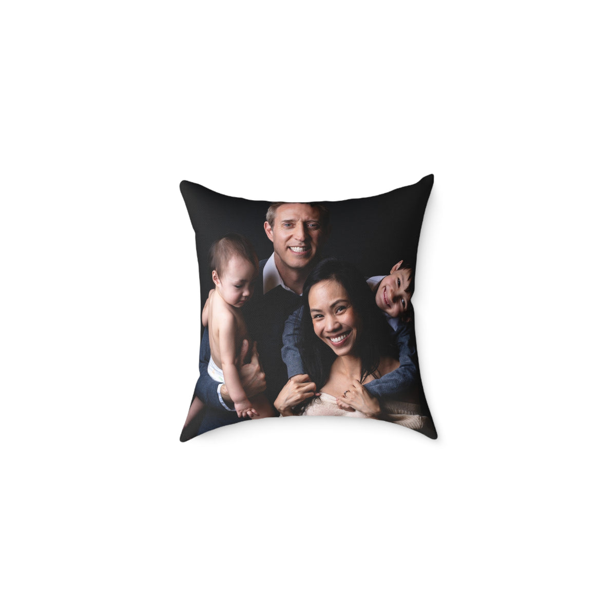 Personalised photo cushion