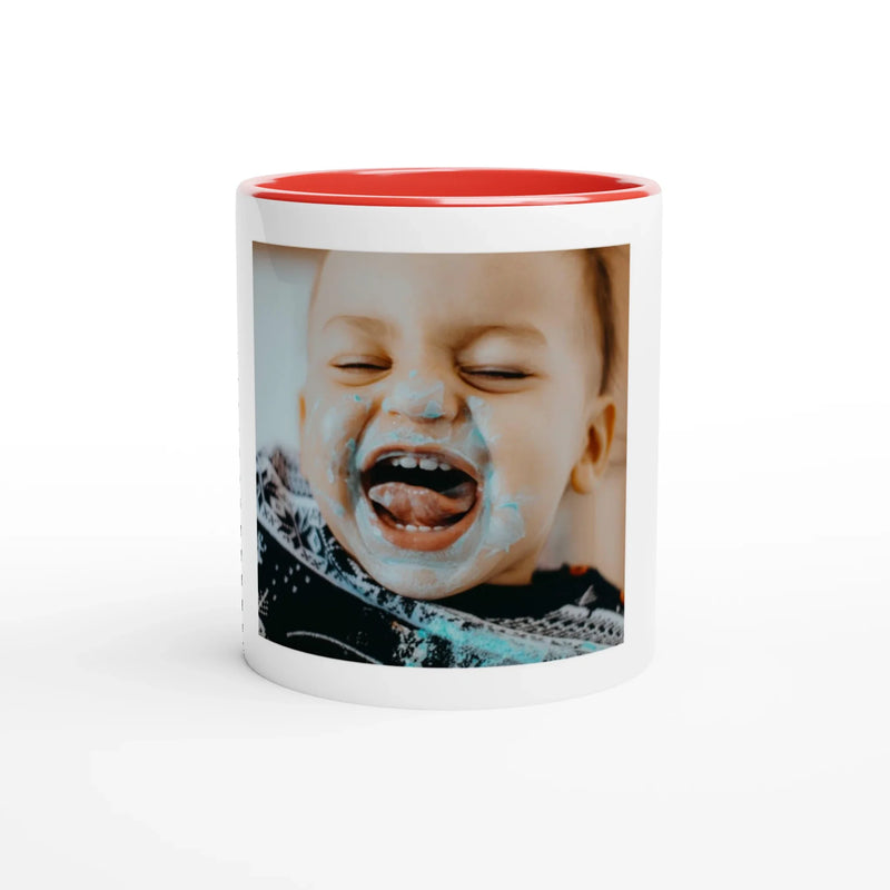 Personalised ceramic photo mug